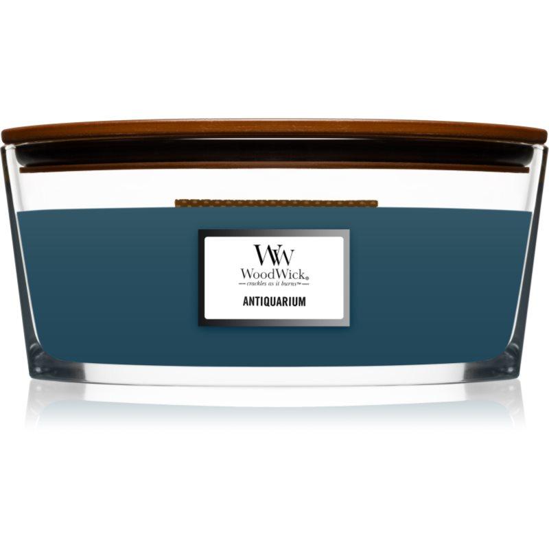 Woodwick Antiquarium vonná svíčka s dřevěným knotem (hearthwick) 453 g