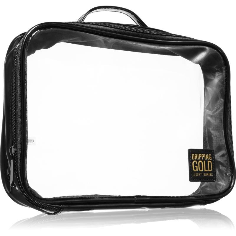 Dripping Gold Luxury Tanning Travel Bag transparentní kosmetická taštička 1 ks