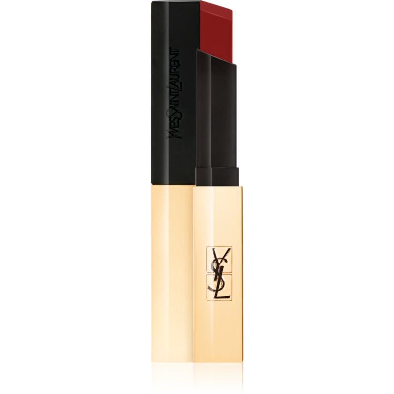 Yves Saint Laurent Rouge Pur Couture The Slim tenká matující rtěnka s koženým efektem odstín 37 2.2 g