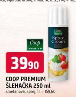 COOP PREMIUM ŠLEHAČKA 250 ml  v akci