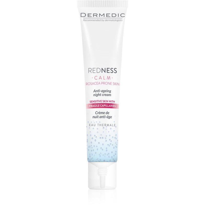 Dermedic Redness Calm noční krém proti prvním vráskám pro citlivou a zarudlou pleť 40 ml