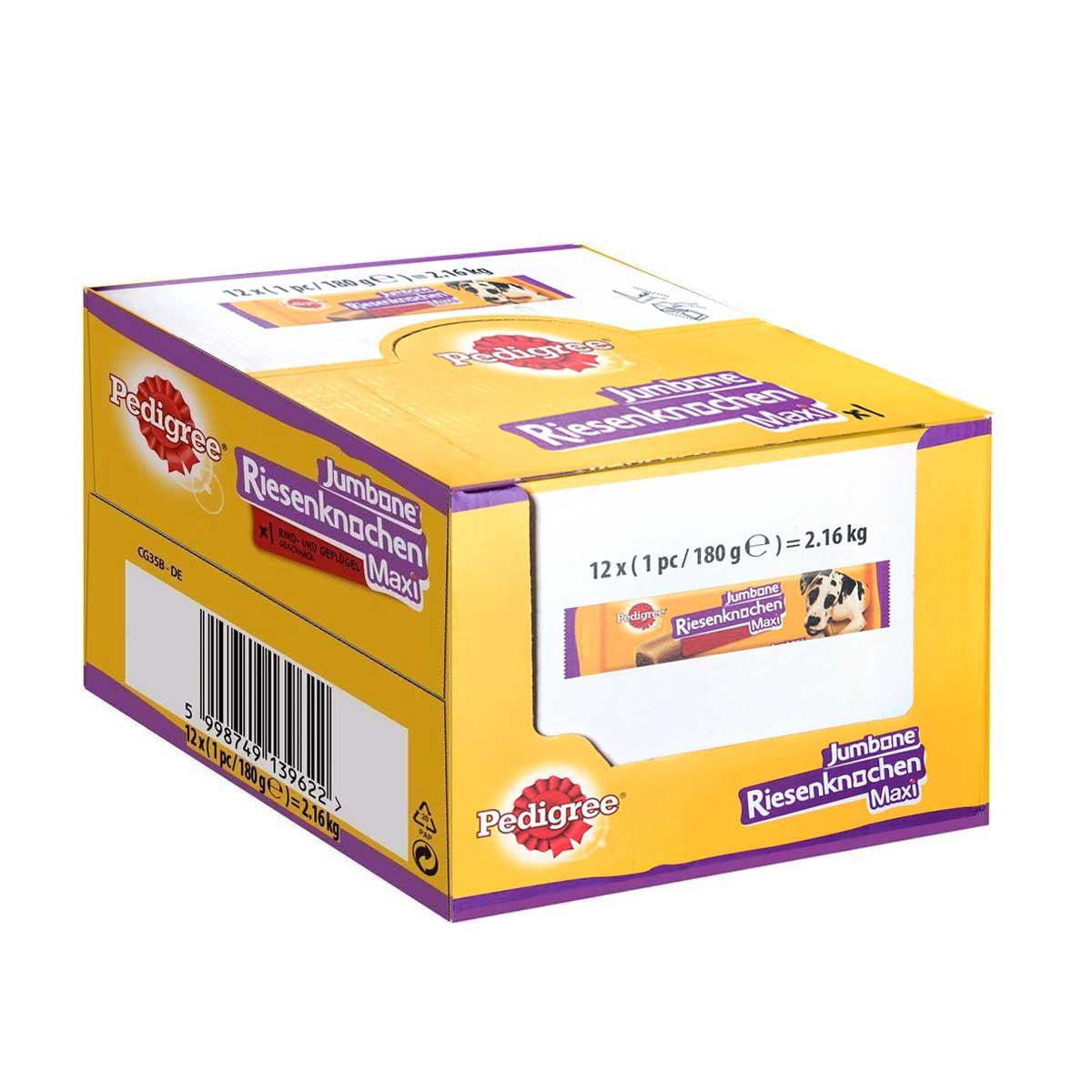 Pedigree Jumbone Maxi, balení 12 x 180g