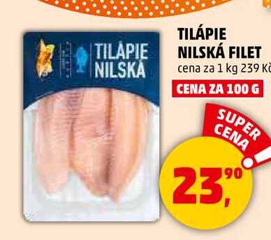 TILÁPIE NILSKÁ FILET, 100 g