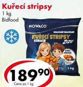 Kuřecí stripsy, 1 kg