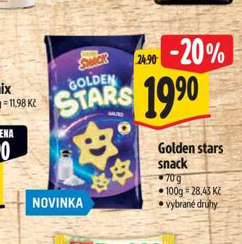  Golden stars snack 70g 