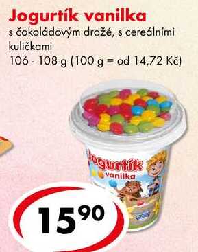 Jogurtík vanilka, 106-108 g