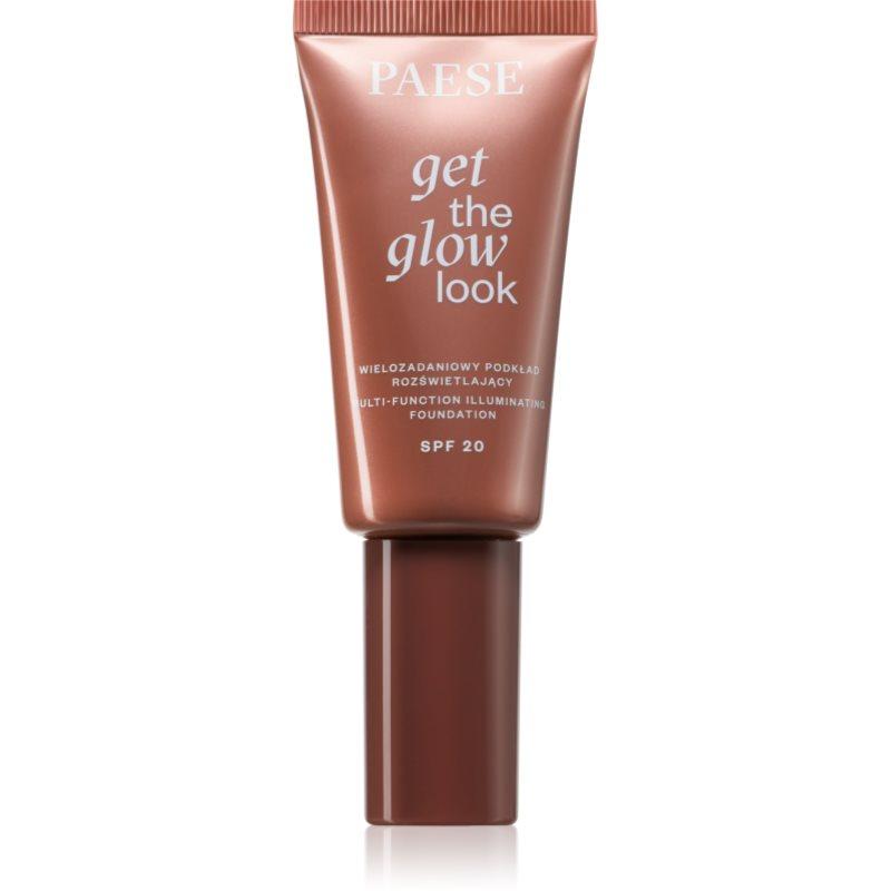 Paese Get The Glow Look Illuminating Foundation lehký make-up s rozjasňujícím účinkem SPF 20 odstín 3N Warm Beige 30 ml