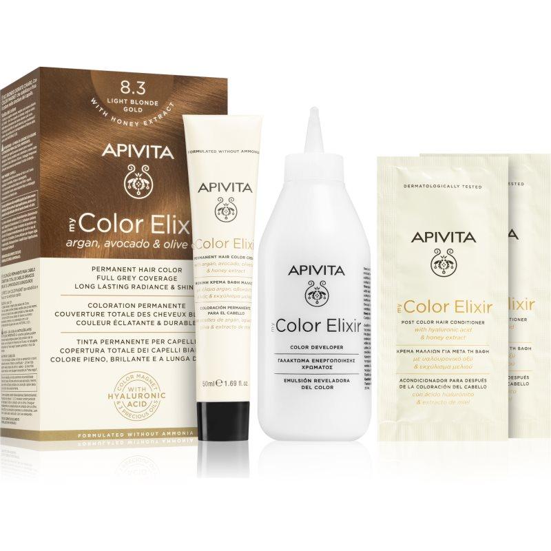 Apivita My Color Elixir barva na vlasy bez amoniaku odstín 8.3 Light Blonde Gold 1 ks