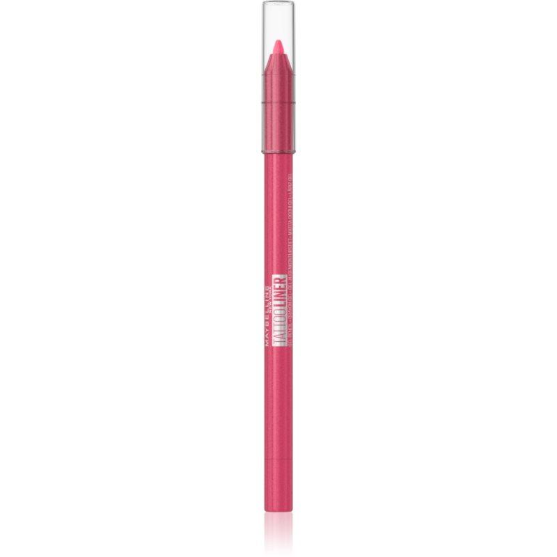 MAYBELLINE NEW YORK Tattoo Liner Gel Pencil gelová tužka na oči odstín 813 Punchy Pink 1.3 g