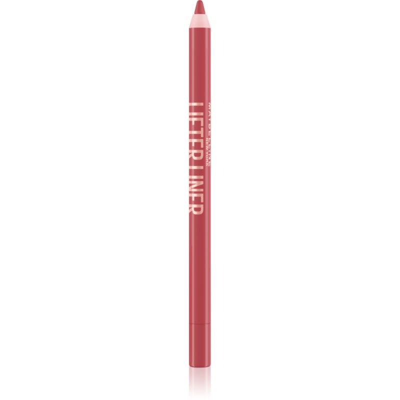 MAYBELLINE NEW YORK Lifter Liner konturovací tužka na rty s hydratačním účinkem odstín 009 Peaking 1.2 g