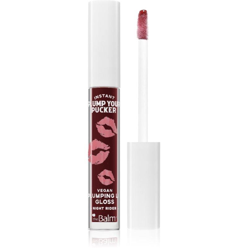 theBalm Plump Your Pucker Lip Gloss lesk na rty pro větší objem odstín Night Rider 2.7 ml