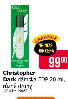 Christopher Dark dámská EDP 20 ml, různé druhy 