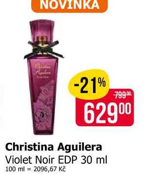 Christina Aguilera Violet Noir EDP 30 ml 