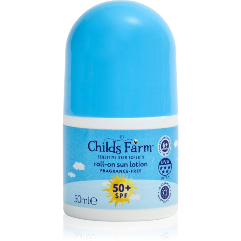 Childs Farm Suncare Roll On opalovací krém roll-on SPF 50+ 50 ml