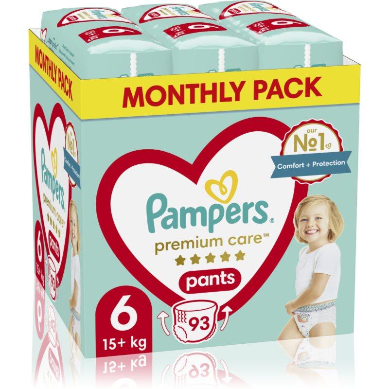 Pampers Premium Care Pants Size 6 jednorázové plenkové kalhotky 15+ kg 93 ks