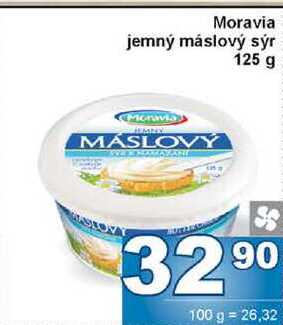 Moravia jemný máslový sýr 125 g