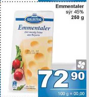 Emmentaler sýr 45% 250 g 