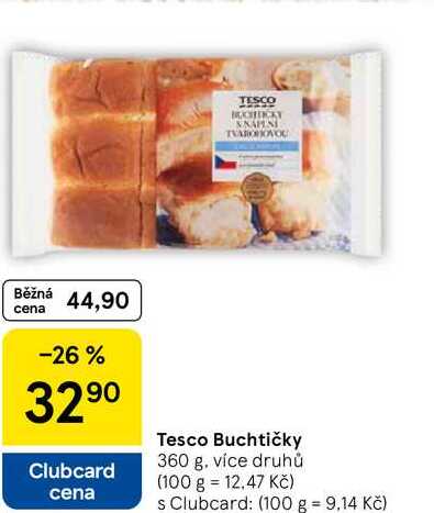 Tesco Buchtičky, 360 g, více druhů