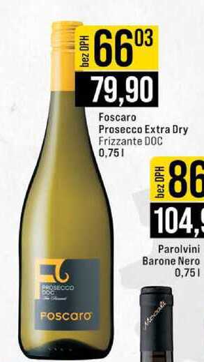 Foscaro Prosecco Extra Dry Frizzante DOC 0,75l