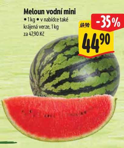 Meloun vodní mini   1kg 