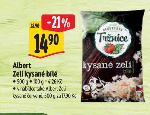 Albert  Zelí kysané bílé 500 g  