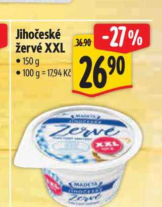 Jihočeské žervé XXL 150 g  