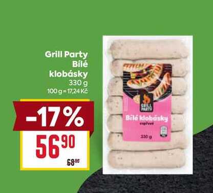 Grill Party Bílé klobásky 330 g