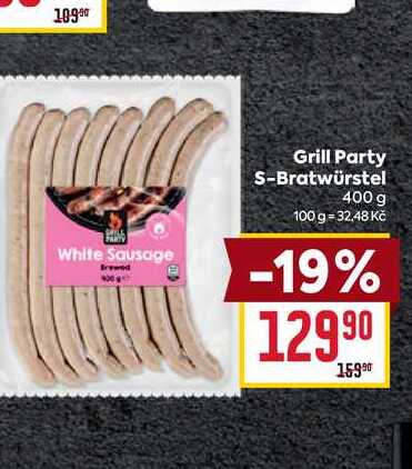 Grill Party S-Bratwürstel 400 g