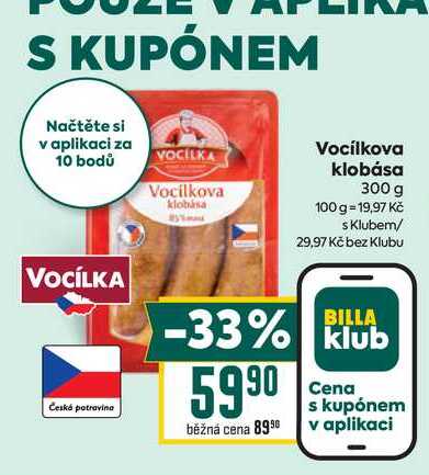 Vocílkova klobása 300 g  