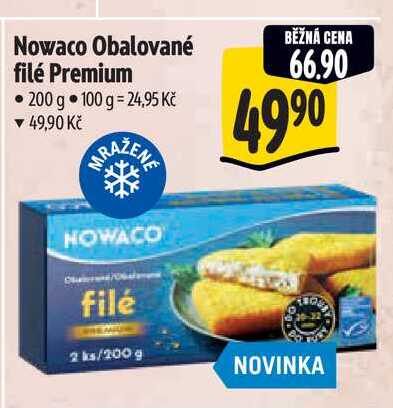 Nowaco Obalované filé Premium  200 g
