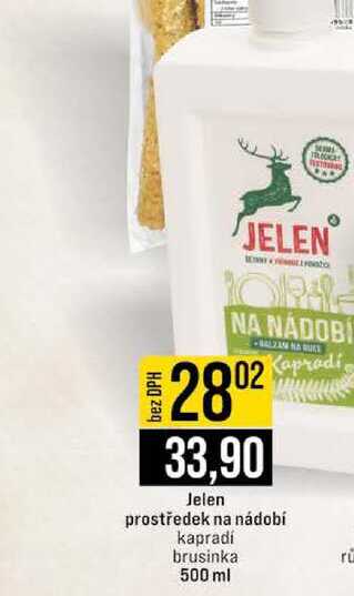 Jelen prostředek na nádobí kapradi brusinka 500 ml 