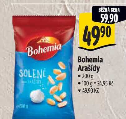   Bohemia Arašídy  200 g 