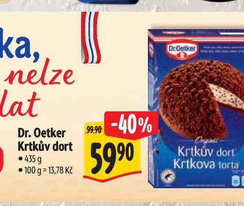 Dr. Oetker Krtkův dort  435 g 