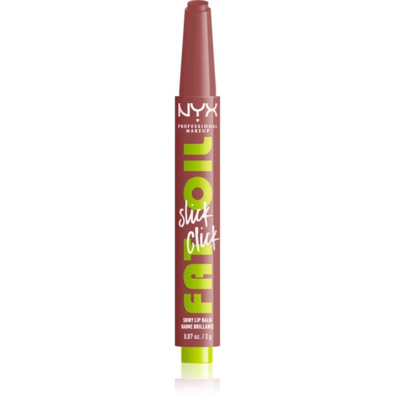 NYX Professional Makeup Fat Oil Slick Click tónovací balzám na rty odstín 2 g