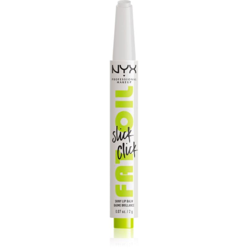 NYX Professional Makeup Fat Oil Slick Click tónovací balzám na rty odstín Going live 2 g