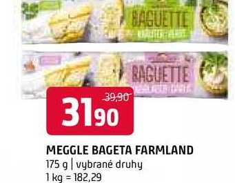 Meggle bageta farmland 175 g vybrané druhy 