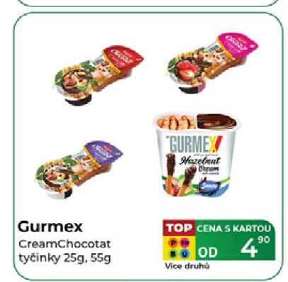 Gurmex CreamChocotat tyčinky 25g, 55g 