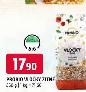 Probio vločky žitné 250 g 