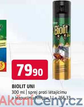 Biolit uni 300 ml sprej proti létajícímu a lezoucímu hmyzu