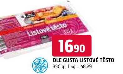 Dle gusta listové těsto 350 g 