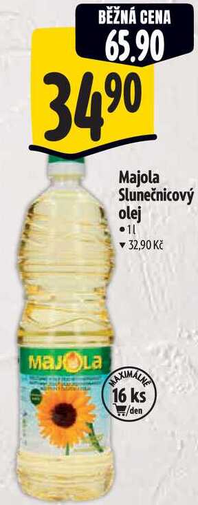Majola Slunečnicový olej, 1 l