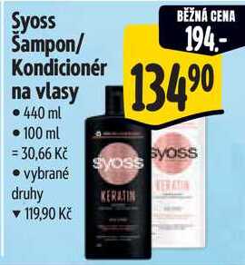 Syoss Kondicionér na vlasy, 440 ml 