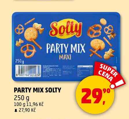 PARTY MIX SOLTY, 250 g 