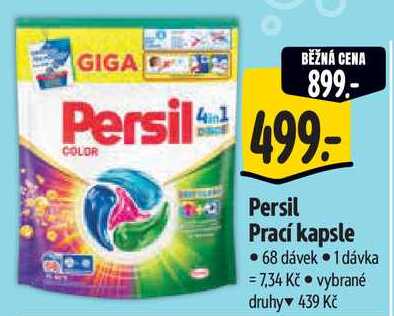 Persil Prací kapsle, 68 dávek