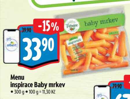 Menu inspirace Baby mrkev, 300 g 