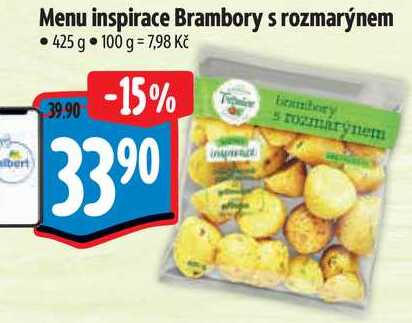 Menu inspirace Brambory s rozmarýnem, 425 g