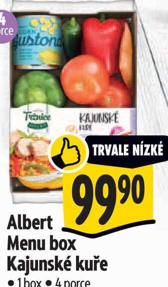Albert Menu box Kajunské kuře 