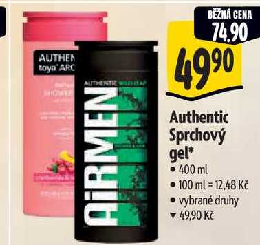 Authentic Sprchový gel, 400 ml