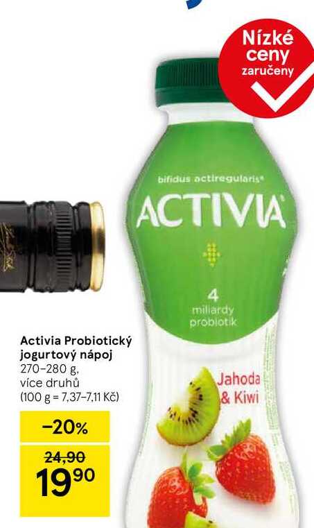 Activia Probiotický jogurtový nápoj, 270-280 g, více druhů 