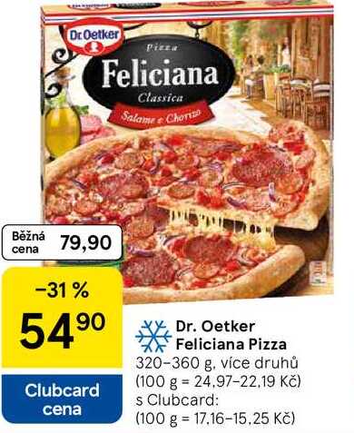 Dr. Oetker Pizza Feliciana, 320-360 g 